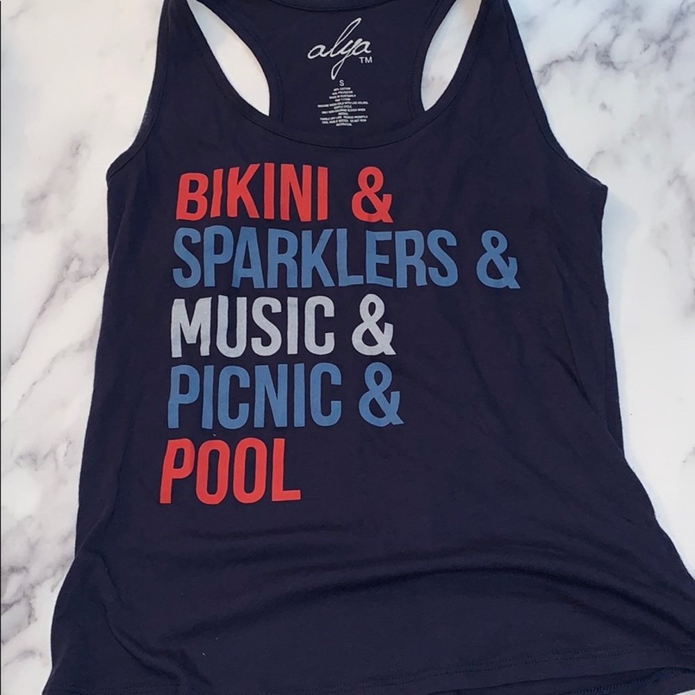 Francesca’s Boutique Red, White and Blue Tank